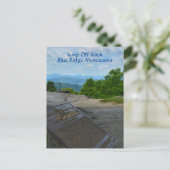 Jump Off Rock Blue Ridge Mountains NC fotografisch Briefkaart (Staand voorkant)
