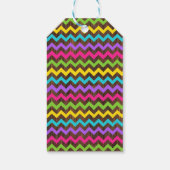 Jump party bounce gecombineerde partij roze gunst cadeaulabel (Achterkant)