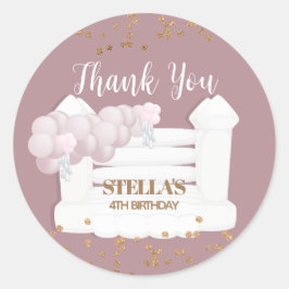 Jump Party Bounce House Sticker