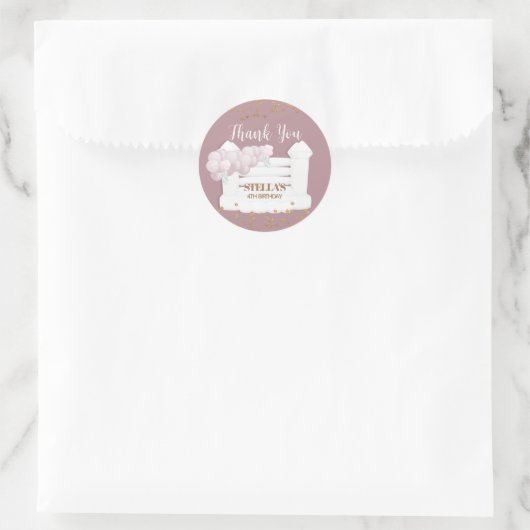 Jump Party Bounce House Sticker (Tas)