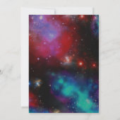 Jump Party Glow Verjaardag Uitnodiging (Achterkant)