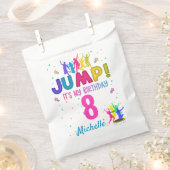 Jump Party Het is mijn verjaardag Trampoline Bounc Bedankzakje (Geknipt)
