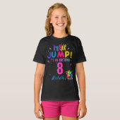 Jump Party Het is mijn verjaardag Trampoline Bounc T-shirt (Voorkant volledig)