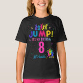 Jump Party Het is mijn verjaardag Trampoline Bounc T-shirt (Voorkant)
