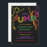 Jump Party Kids Verjaardag Uitnodiging<br><div class="desc">Meer Leuke Thema Verjaardag Uitnodigingen Thema's in de Kleine Bayleigh Store!</div>