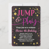 Jump & Play Verjaardag Uitnodiging Bounce House Pa (Voorkant)