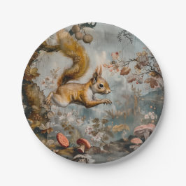 Jump - Rond papier Borden Papieren Bordje