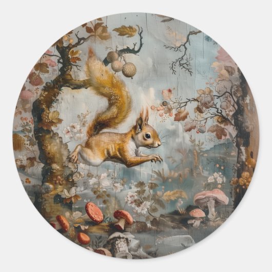 Jump - Ronde Stickers voor Stationery (Voorkant)