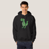 Jump Rope Dinosaur Jump Rope Fitness Hoodie (Voorkant volledig)