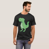 Jump Rope Dinosaur Jump Rope Fitness T-shirt (Voorkant volledig)