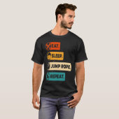 Jump Rope Jumping Skipping Roping Jumprope T-shirt (Voorkant volledig)