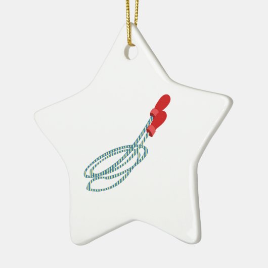 Jump Rope Keramisch Ornament (Links)