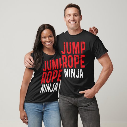 Jump Rope Ninja Skipping Jumping Roping Workout T-shirt (Unisex)