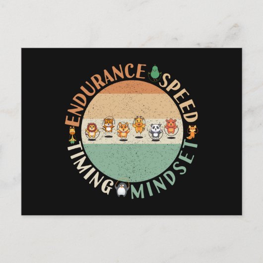 Jump Roping - Rope Skipping Mindset Briefkaart (Voorkant)