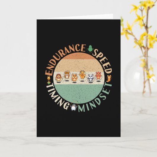 Jump Roping - Rope Skipping Mindset Kaart (Gele Bloem)