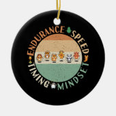 Jump Roping - Rope Skipping Mindset Keramisch Ornament (Voorkant)