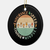 Jump Roping - Rope Skipping Mindset Keramisch Ornament (Links)