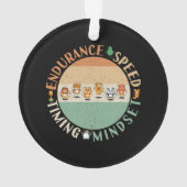 Jump Roping - Rope Skipping Mindset Ornament (achterkant)