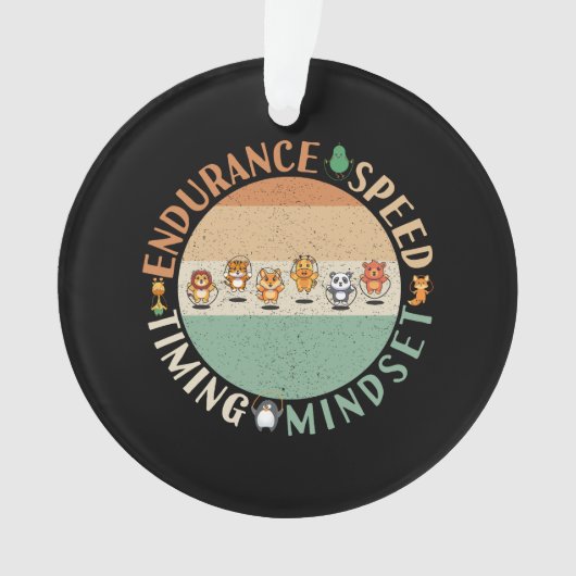 Jump Roping - Rope Skipping Mindset Ornament (voorkant)