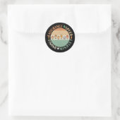 Jump Roping - Rope Skipping Mindset Ronde Sticker (Tas)