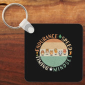 Jump Roping - Rope Skipping Mindset Sleutelhanger (Voorkant)