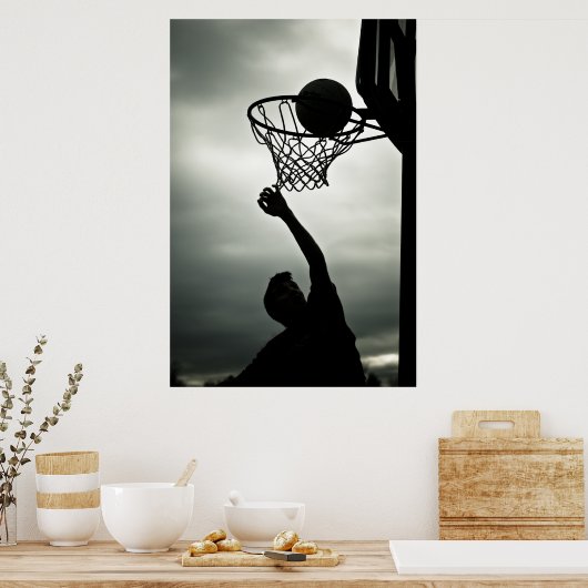 Jump Shoot Score Poster (Keuken)