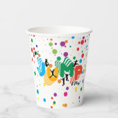 Jump Spelen Trampoline Park Party Kinderen Verjaar Papieren Bekers (Achterkant)