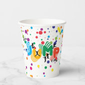 Jump Spelen Trampoline Park Party Kinderen Verjaar Papieren Bekers (Voorkant)