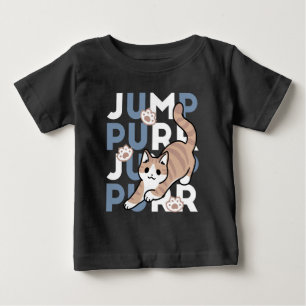 Jump Spint Jump: speels kattenontwerp met leuke ku