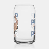 Jump Spint Jump: speels kattenontwerp met leuke ku Blikvorm Glas (Links)