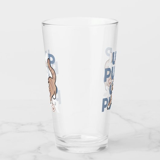 Jump Spint Jump: speels kattenontwerp met leuke ku Glas (Rechts)