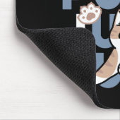 Jump Spint Jump: speels kattenontwerp met leuke ku Muismat (Hoek)