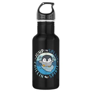 Jump Splash Chillin Spirit - Feel Good Penguin Waterfles