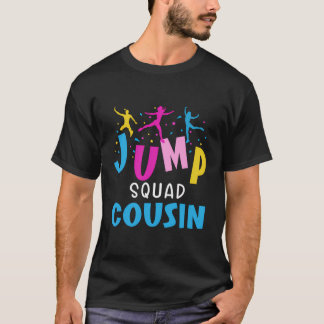 Jump Squad Cousin Trampoline Party Matching Geboor T-shirt
