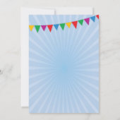 JUMP! Trampoline Bounce House Gym Uitnodiging (Achterkant)