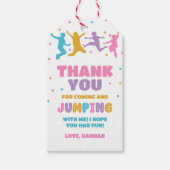 Jump Trampoline Park Birthday Party Favor Cadeaulabel (Voorkant)