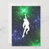 Jump Trampoline Park Graffiti Verjaardag uitnodigi Kaart (Achterkant)