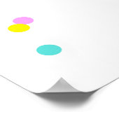 Jump Trampoline Verjaardag Welkom Teken Poster (Hoek)