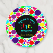 Jump/Trampoline verjaardagsfeestje Bedankjes Labels (Voorkant)