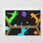 Jump Verjaardag Bounce House Trampoline Park Foto Kaart (Achterkant)