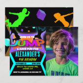Jump Verjaardag Bounce House Trampoline Park Foto Kaart (Voorkant / Achterkant)