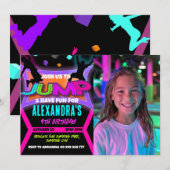 Jump Verjaardag Bounce House Trampoline Park Foto Kaart (Voorkant / Achterkant)