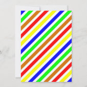 Jump Verjaardagsfeest Uitnodiging voor een jongen (Achterkant)