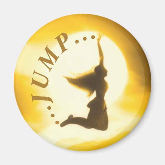 JUMP voor Joy Sunshine Magnet (Voorkant)