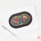 Jump Wings op 1e Bn RANGER Ovaal Stickers (Envelop)