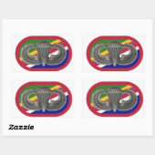 JUMP WINGS OP 450TH CIVIELE ZAKEN BN OVALE STICKER (Vel)