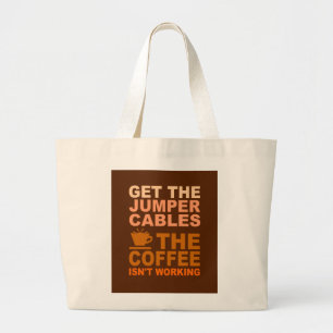 Jumper Cables bag Grote Tote Bag