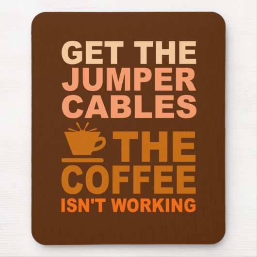 Jumper Cables mousepad Muismat (Voorkant)