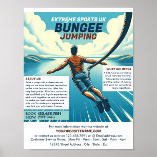 Jumper Design - Bungee Jumping Course Adverteren Poster