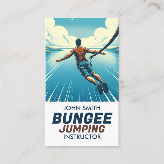 Jumper Design - Bungee Jumping Instructeur Visitekaartje (Voorkant)